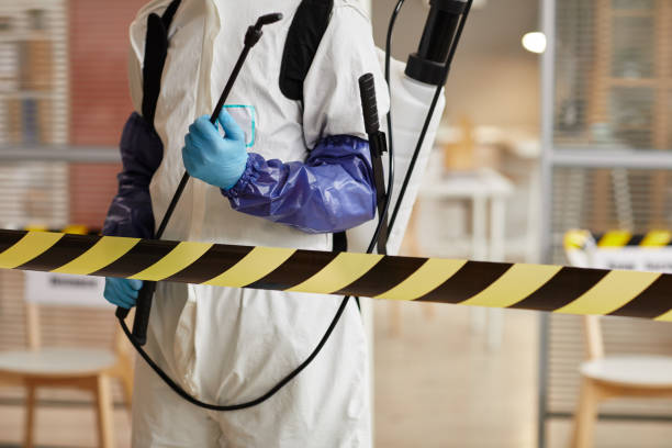 Professional Biohazard technician working in Edmore, MI